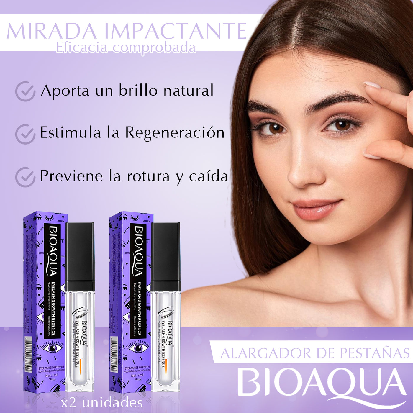 SERUM CRECIMIENTO PARA PESTAÑAS x 2