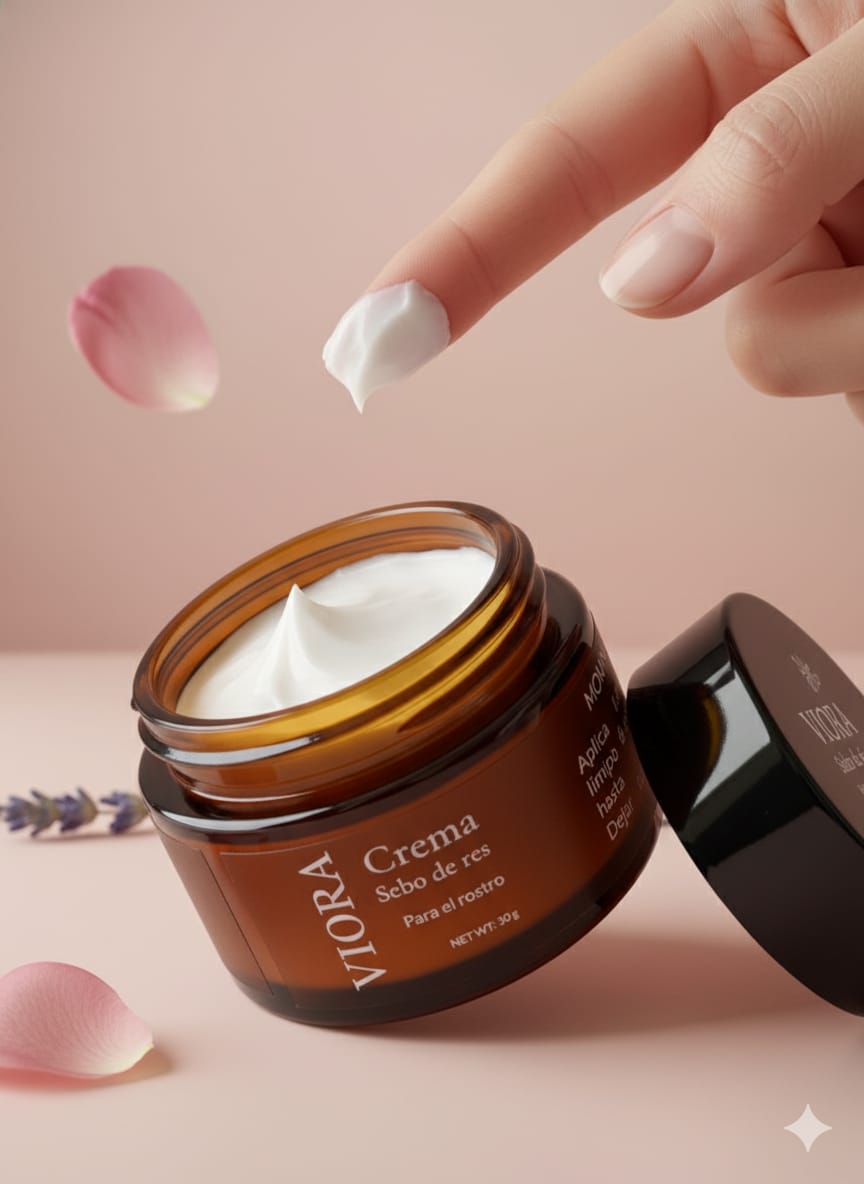 CREMA FACIAL DE SEBO DE RES VIORA - FÓRMULA AVANZADA ANTI-EDAD